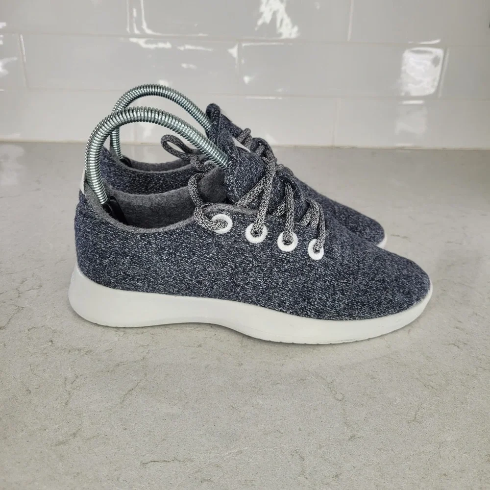 Allbirds Wool‎ Runners WR Gray Lace Up Athletic Shoes Sneakers Womens Size 7 M